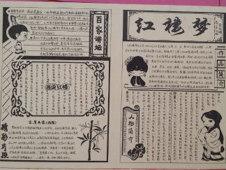 高中红楼梦手抄报版面设计图