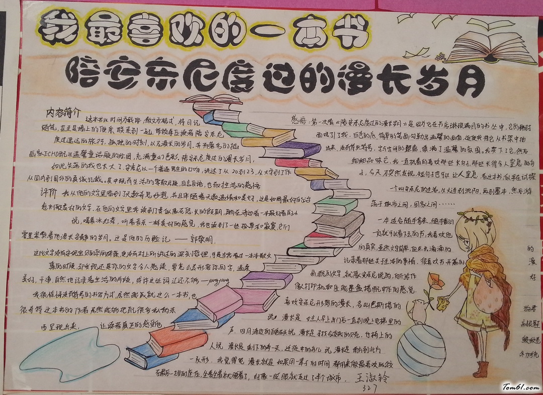 安东尼手抄报版面设计图图片1