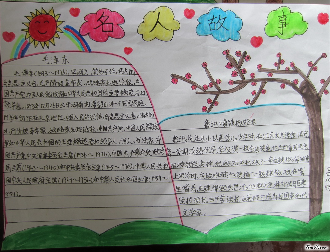 名人故事手抄报版面设计图4图片1