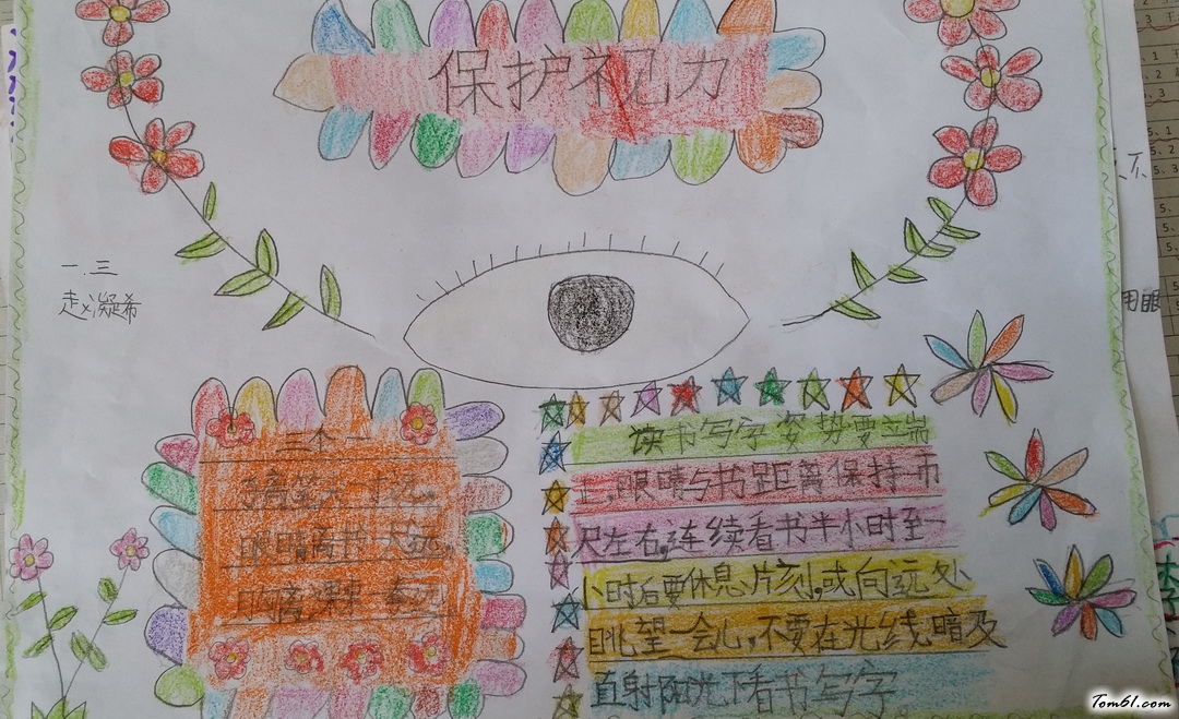 保护视力手抄报版面设计图2图片1