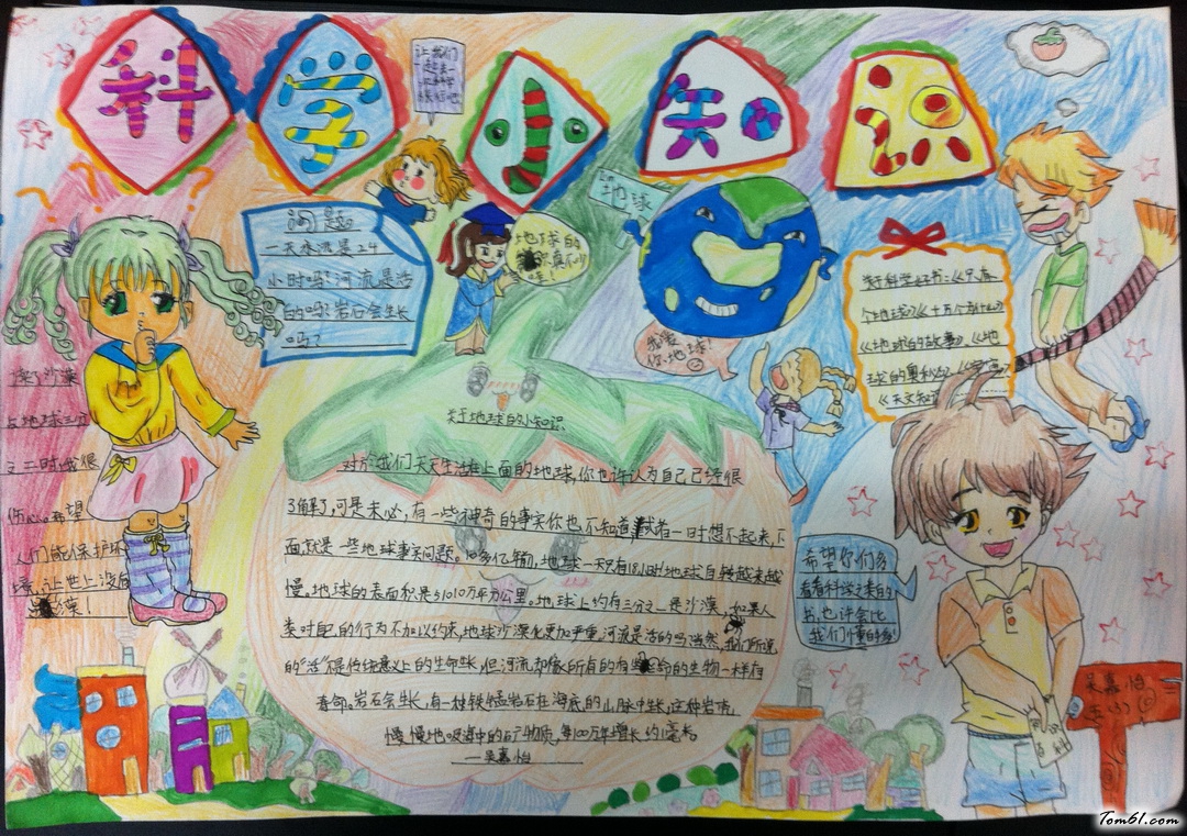 科学手抄报版面设计图2图片1