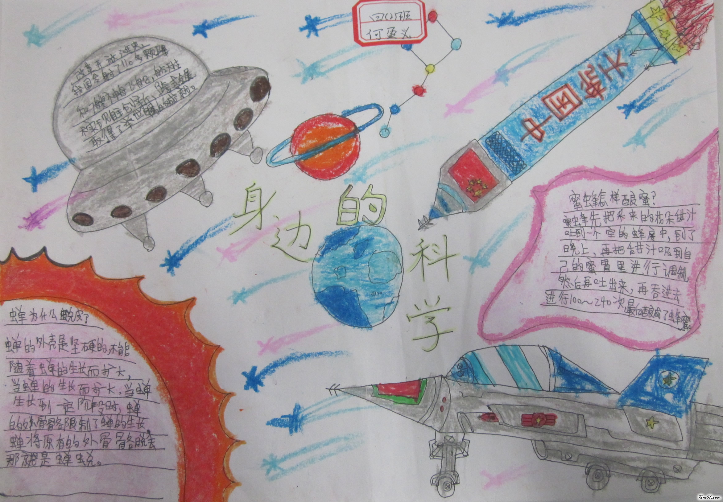 科学手抄报版面设计图4图片1