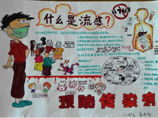 六年级预防传染病手抄报版面设计图2