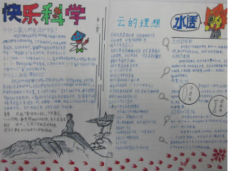 科学手抄报版面设计图6