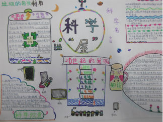 科学手抄报版面设计图8