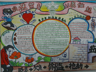 依法禁毒从我做起手抄报版面设计图