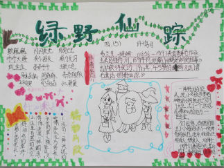 绿野仙踪手抄报版面设计图5