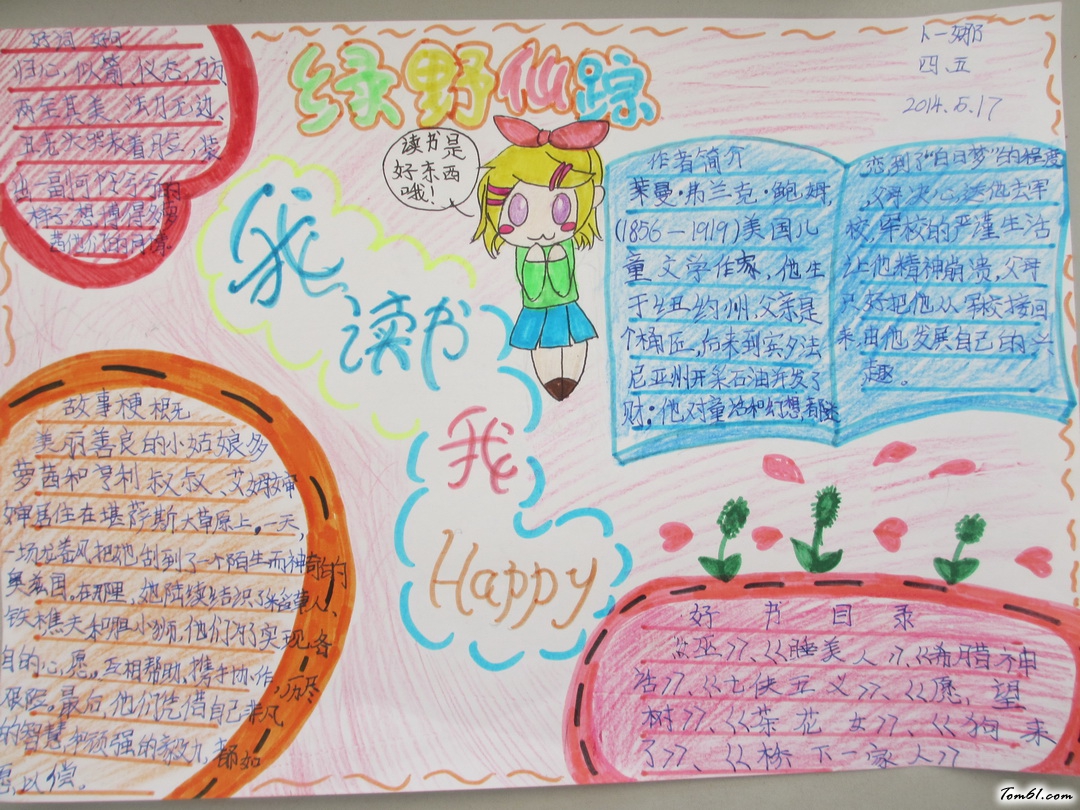 绿野仙踪手抄报版面设计图8图片1