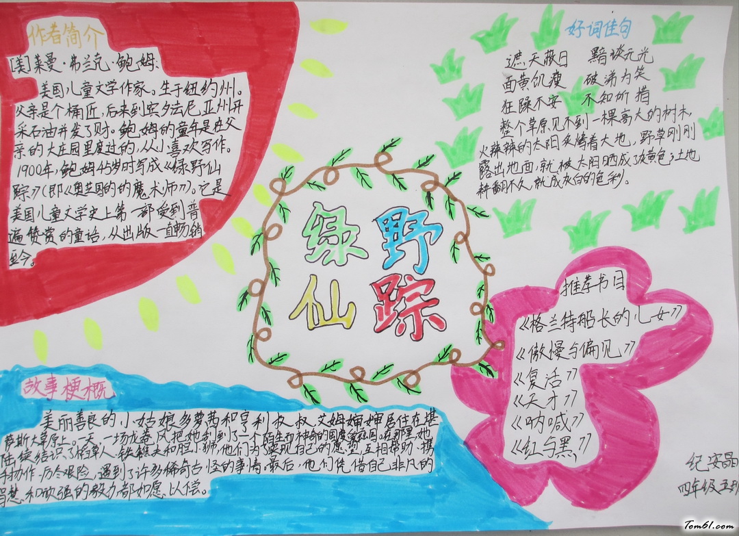 绿野仙踪手抄报版面设计图9图片1