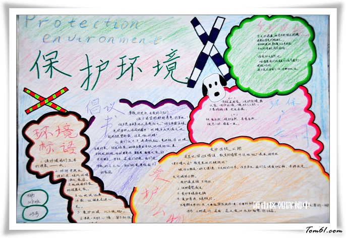 保护环境手抄报版面设计图8图片1