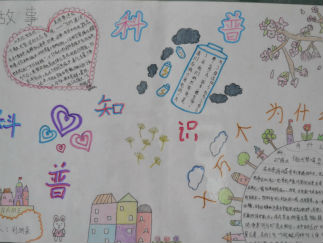 三年级科普手抄报版面设计图