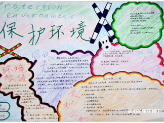 保护环境手抄报版面设计图8