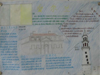 法国手抄报版面设计图5