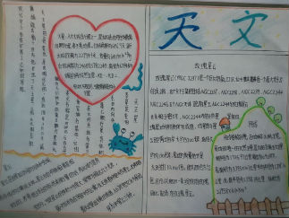 天文手抄报版面设计图2