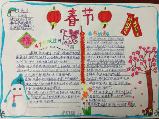 春节手抄报版面设计图2