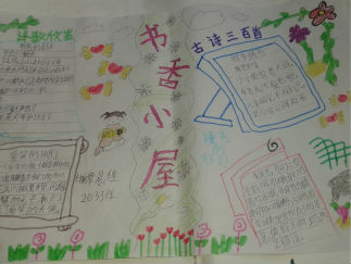 书香小屋手抄报版面设计图