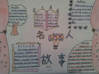 名人故事手抄报版面设计图19