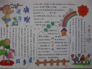 古诗的手抄报版面设计图4