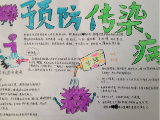 预防传染病手抄报版面设计图