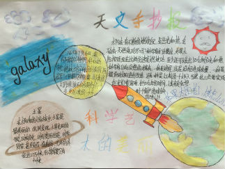 初中天文手抄报版面设计图2