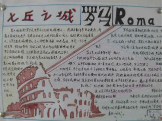 各国地理手抄报版面设计图9