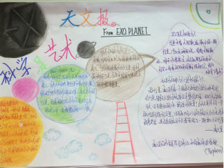 六年级天文手抄报版面设计图2