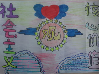 社会主义核心价值观手抄报版面设计图2