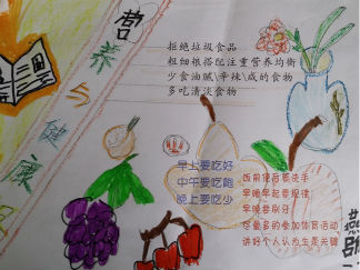 营养与健康手抄报版面设计图2