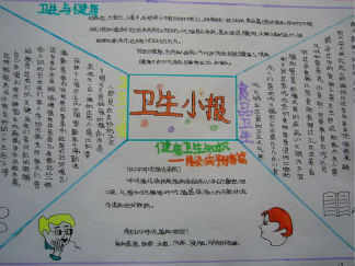 五年级卫生手抄报版面设计图2