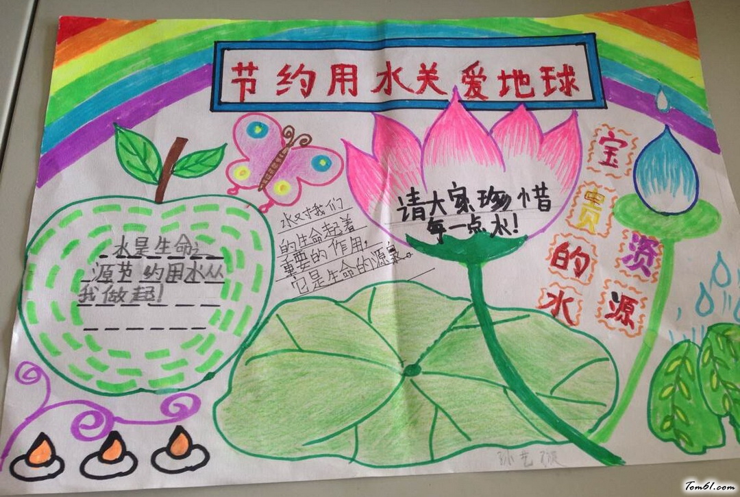 节约用水手抄报版面设计图7图片1