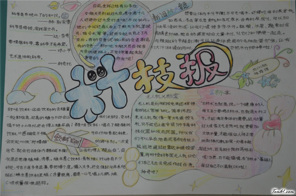 科技手抄报版面设计图4图片1