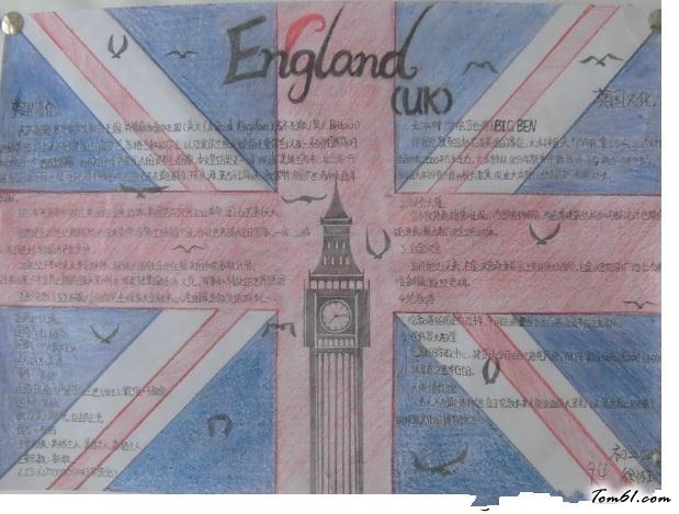 初中英国手抄报版面设计图4图片1