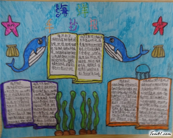 海洋手抄报版面设计图8图片1