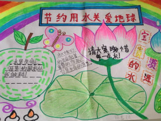 节约用水手抄报版面设计图7