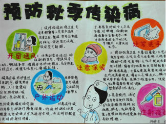预防秋季传染病手抄报版面设计图10