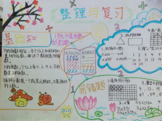 整理与复习手抄报版面设计图4