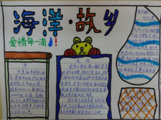 海洋手抄报版面设计图4