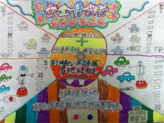 安全伴我行手抄报版面设计图6