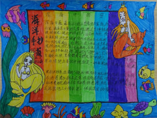 海洋手抄报版面设计图7