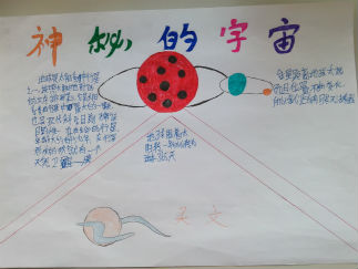 六年级天文手抄报版面设计图6