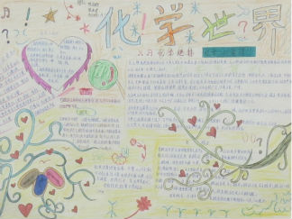 化学世界手抄报版面设计图