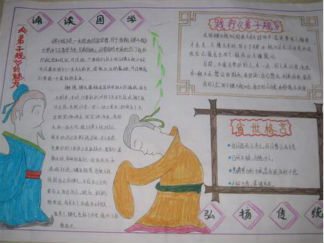 国学经典手抄报版面设计图3