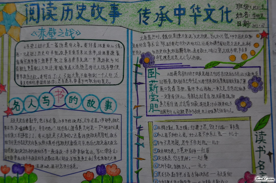 有关历史手抄报版面设计图4图片1