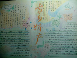 有关家乡手抄报版面设计图3