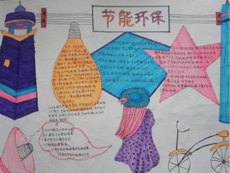 节能环保手抄报板面设计图2