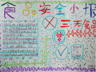 食品安全手抄报版面设计图9