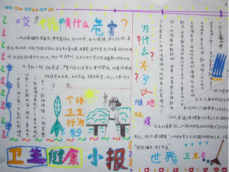 卫生健康手抄报版面设计图4