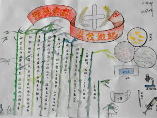 六年级预防疾病从我做起手抄报版面设计图