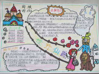 绿野仙踪手抄报版面设计图14