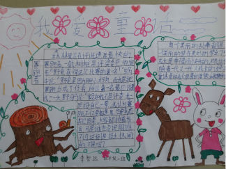 我爱童话手抄报版面设计图3